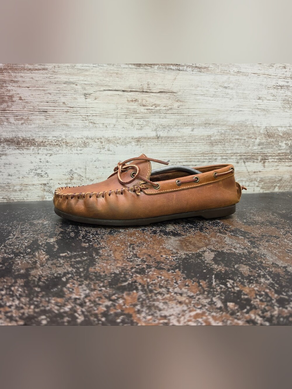 Vintage Mens Ralph Lauren Polo Country Moccasin Loafers Boat Shoes Sz 10.5
